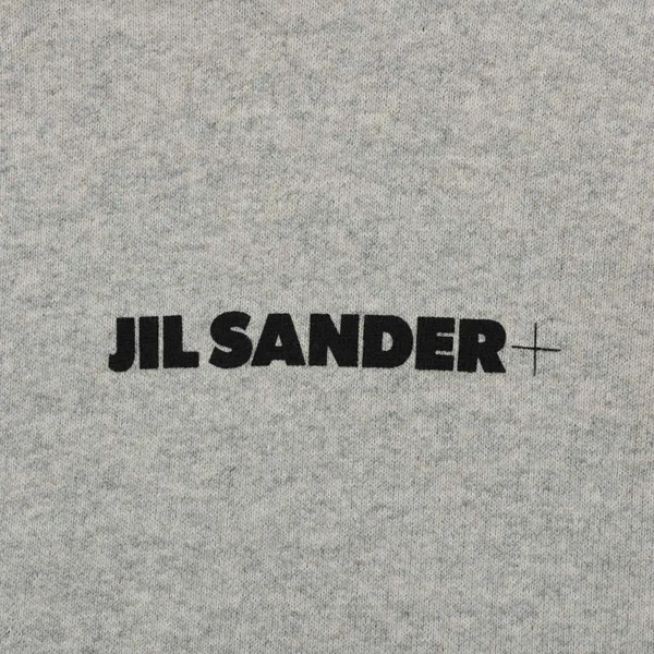 Jil Sander  |Long Sleeves Plain Cotton Logo Designers Hoodies