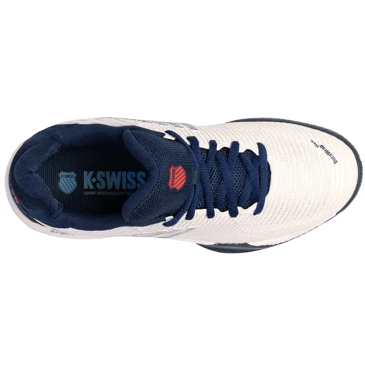 K-Swiss Hypercourt Express 2 men's tennis shoes - White/Blue/Red 6613-146