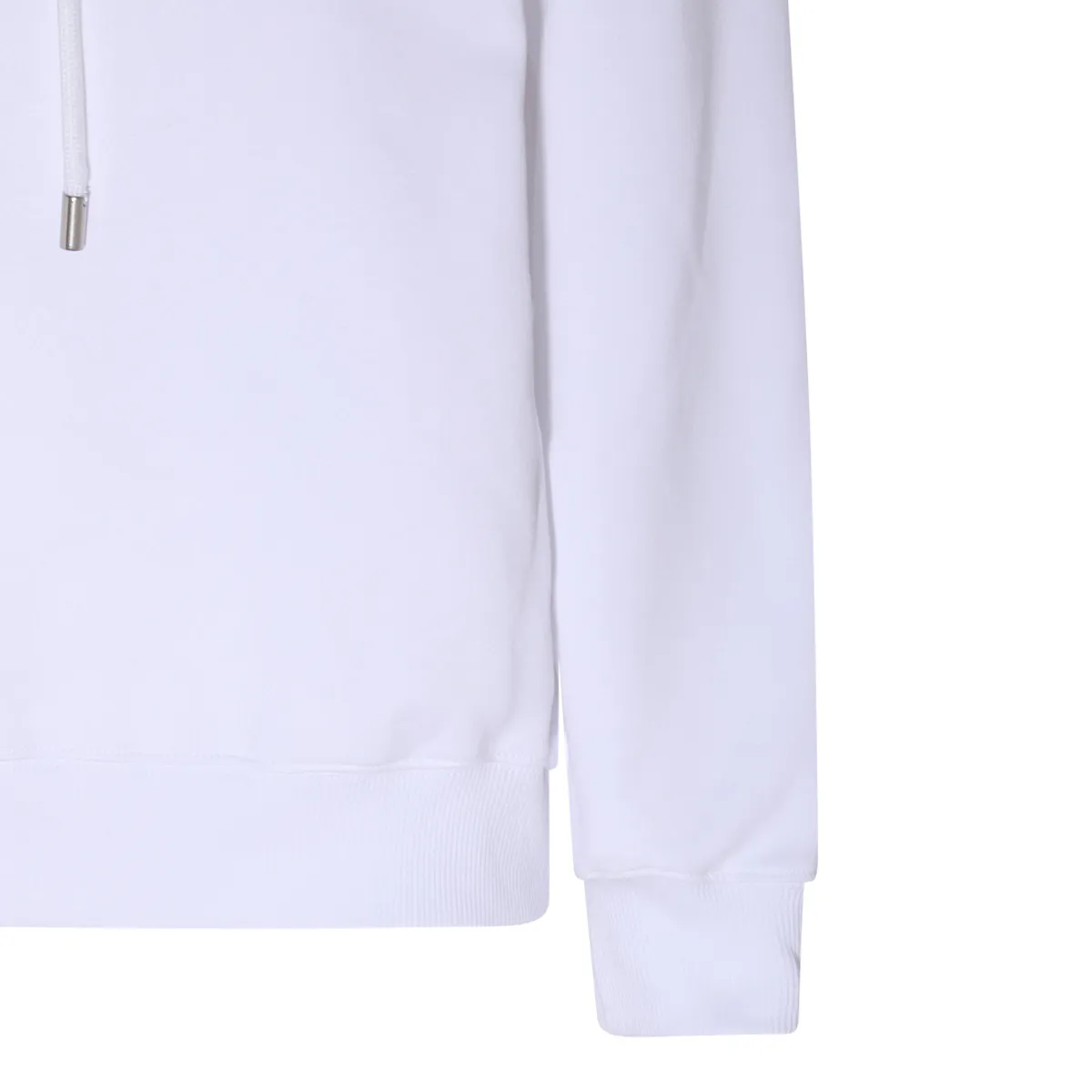 LANVIN  |Long Sleeves Plain Cotton Logo Hoodies & Sweatshirts