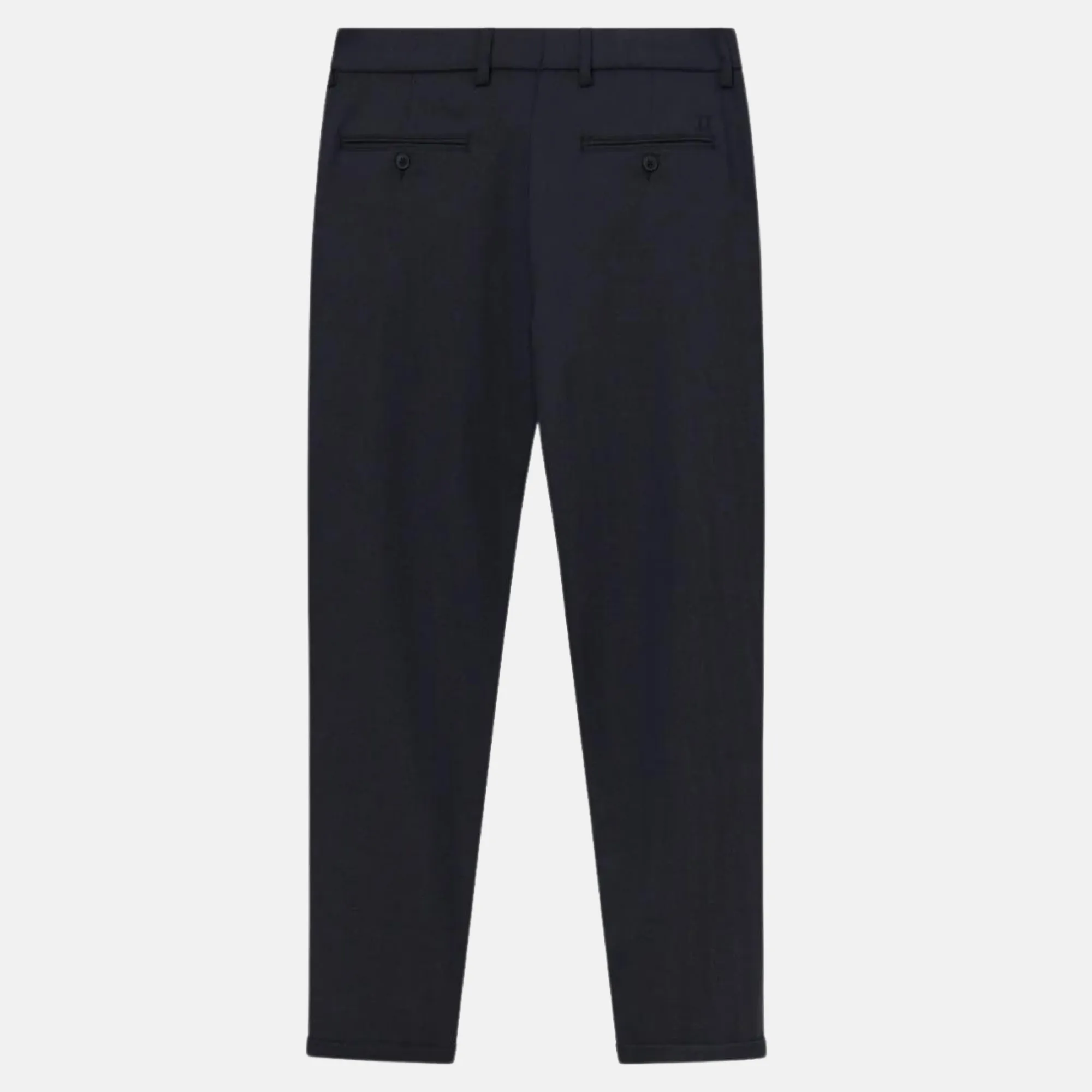 Les Deux Dark Navy Como Herringbone Suit Pants