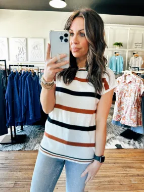 Lightweight Striped Top-2 Colors