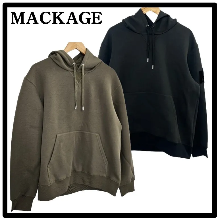 Mackage  |Unisex Street Style Logo Hoodies