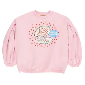 Maison Mangostan Child Oyster Sweatshirt Pink