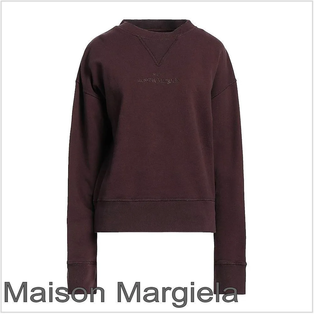 Maison Margiela  |Long Sleeves Plain Hoodies & Sweatshirts