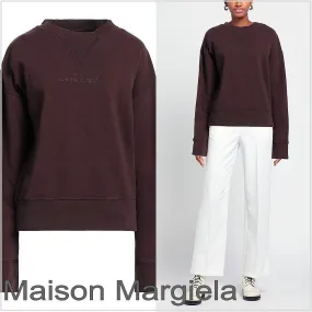 Maison Margiela  |Long Sleeves Plain Hoodies & Sweatshirts