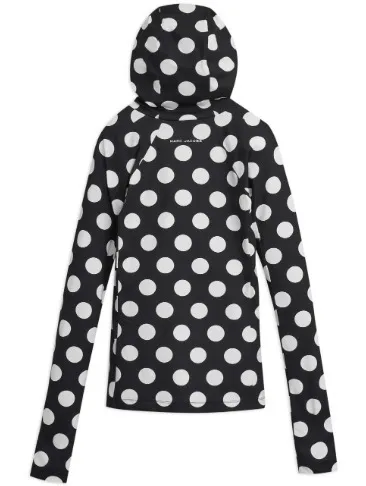 MARC JACOBS  |Dots Long Sleeves Logo Hoodies & Sweatshirts