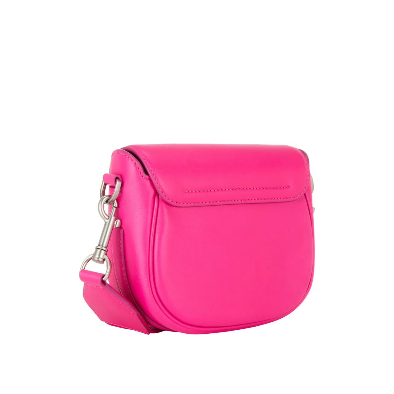 MARC JACOBS The Covered J Marc Saddle Bag - Hot Pink