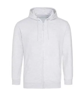 Mens full zip hoodie ash Awdis