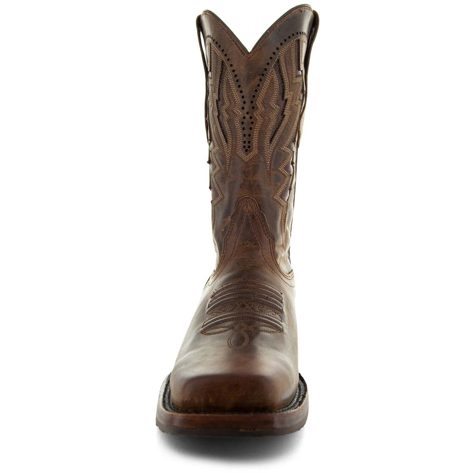 Men's Tan Square Toe Cowboy Boots | Tan Western Boots (H50027)