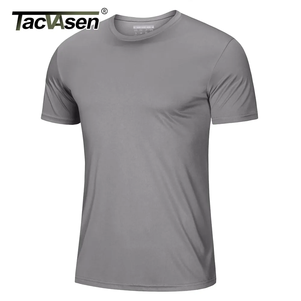 Mens UPF 50+ Soft Summer T-shirts Men's Anti-UV Skin Sun Protection Performance Shirts Gym Sports Casual Fishing Tee Tops