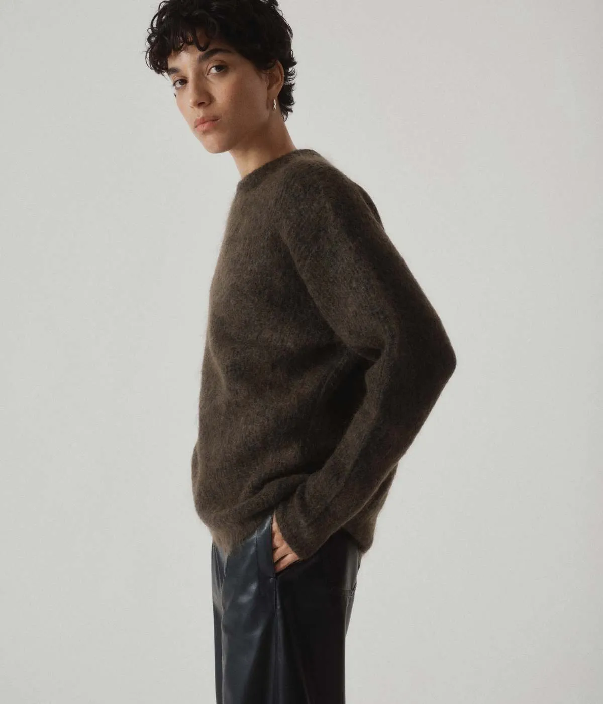 Mohair Sweater - Olive