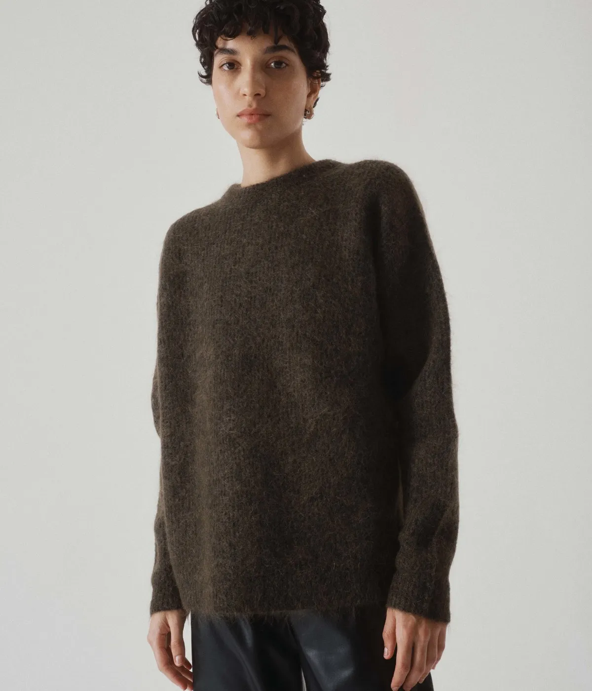 Mohair Sweater - Olive