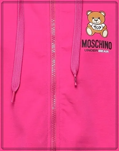 Moschino  |Long Sleeves Plain Logo Hoodies & Sweatshirts