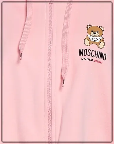 Moschino  |Long Sleeves Plain Logo Hoodies & Sweatshirts