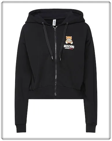 Moschino  |Long Sleeves Plain Logo Hoodies & Sweatshirts