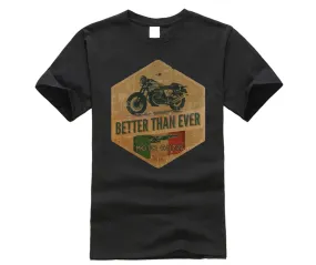 Moto Guzzi Poster Italian Vintage Classic T-Shirt Biker Motorcycle Sand Tee