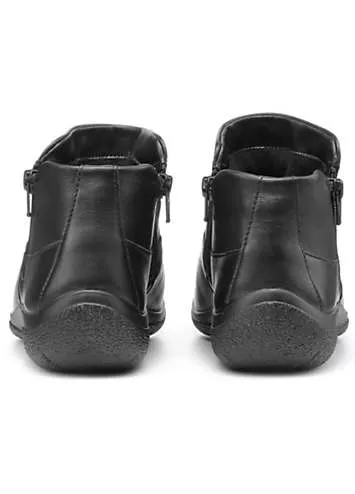 Murmur Black Casual Boots by Hotter | Look Again