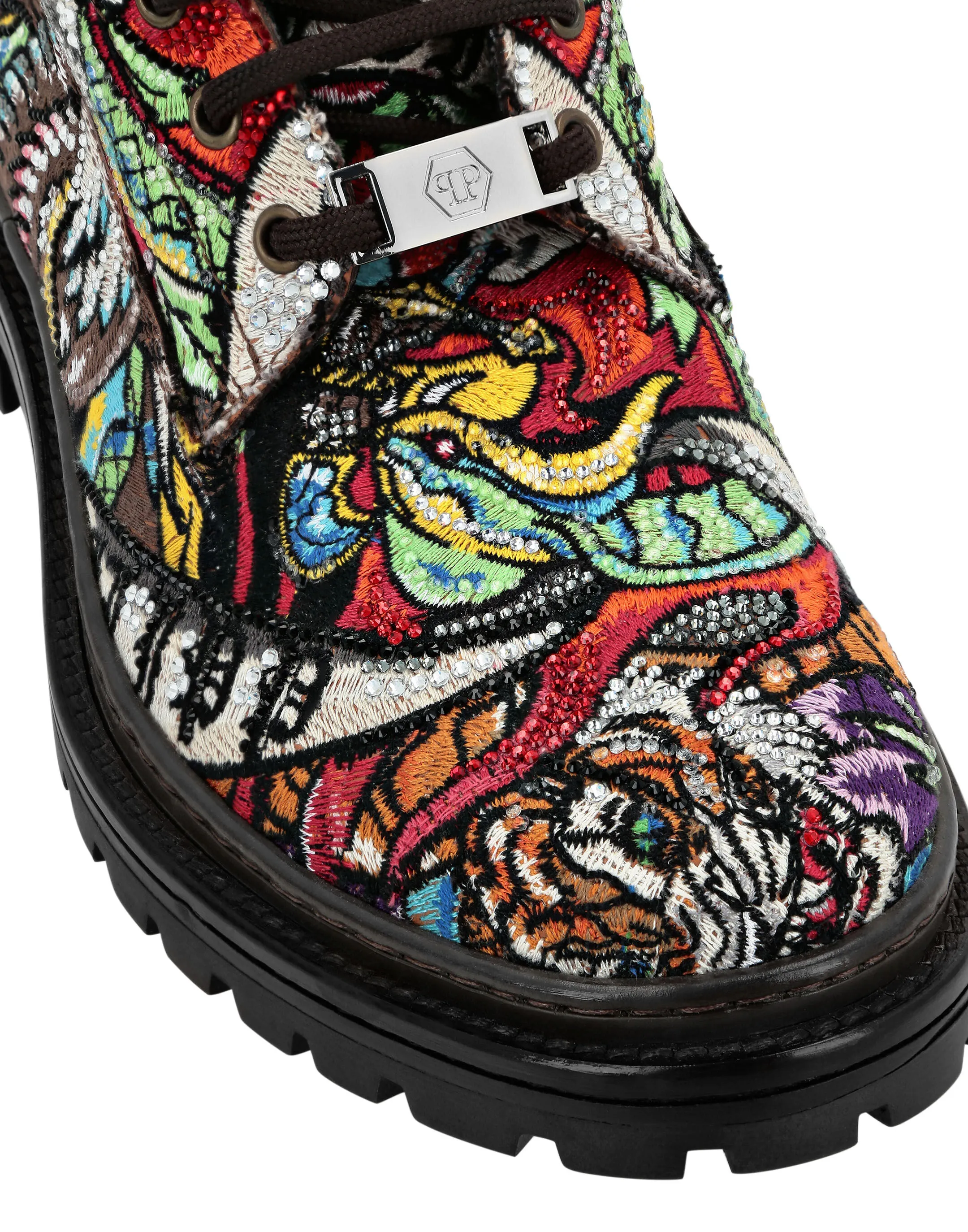 Nappa Boots Flat Mid Tattoo