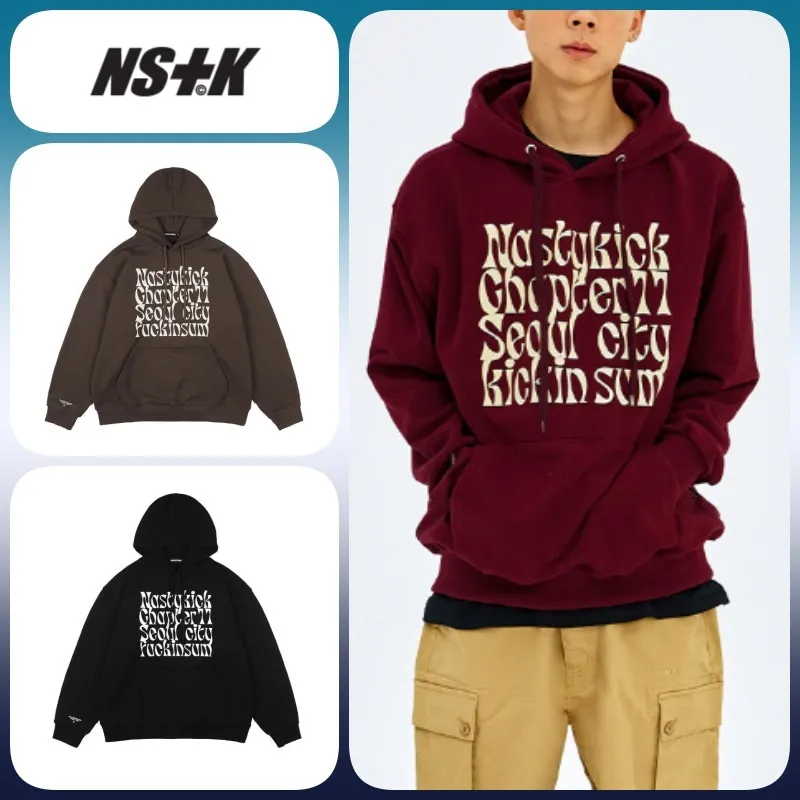 NASTYKICK  |Unisex Long Sleeves Logo Hoodies