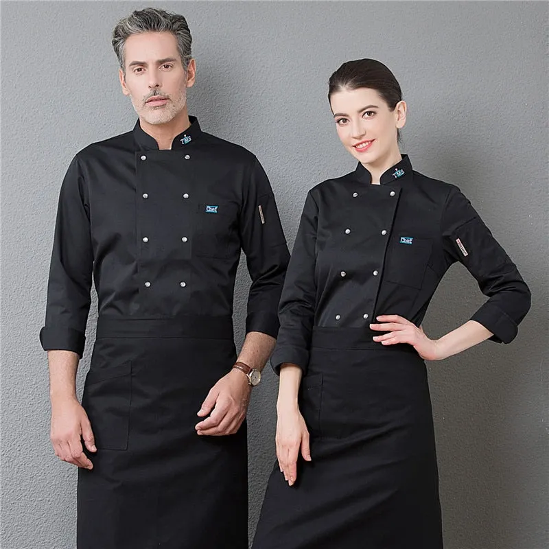 NEW CHEF'S JACKET ANS APRON UNIFORM SG001223