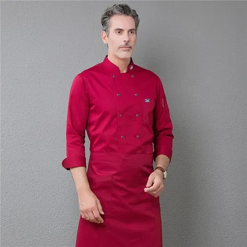 NEW CHEF'S JACKET ANS APRON UNIFORM SG001223