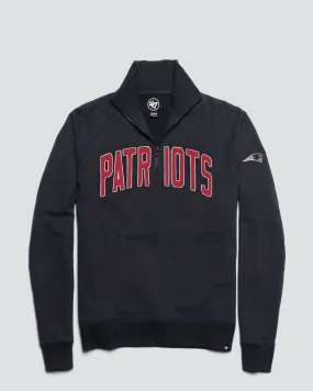 NEW ENGLAND PATRIOTS BANKS '47 HARRIS SCRIMMAGE 1/4 ZIP