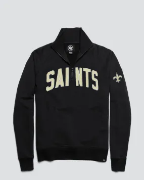 NEW ORLEANS SAINTS BANKS '47 HARRIS SCRIMMAGE 1/4 ZIP