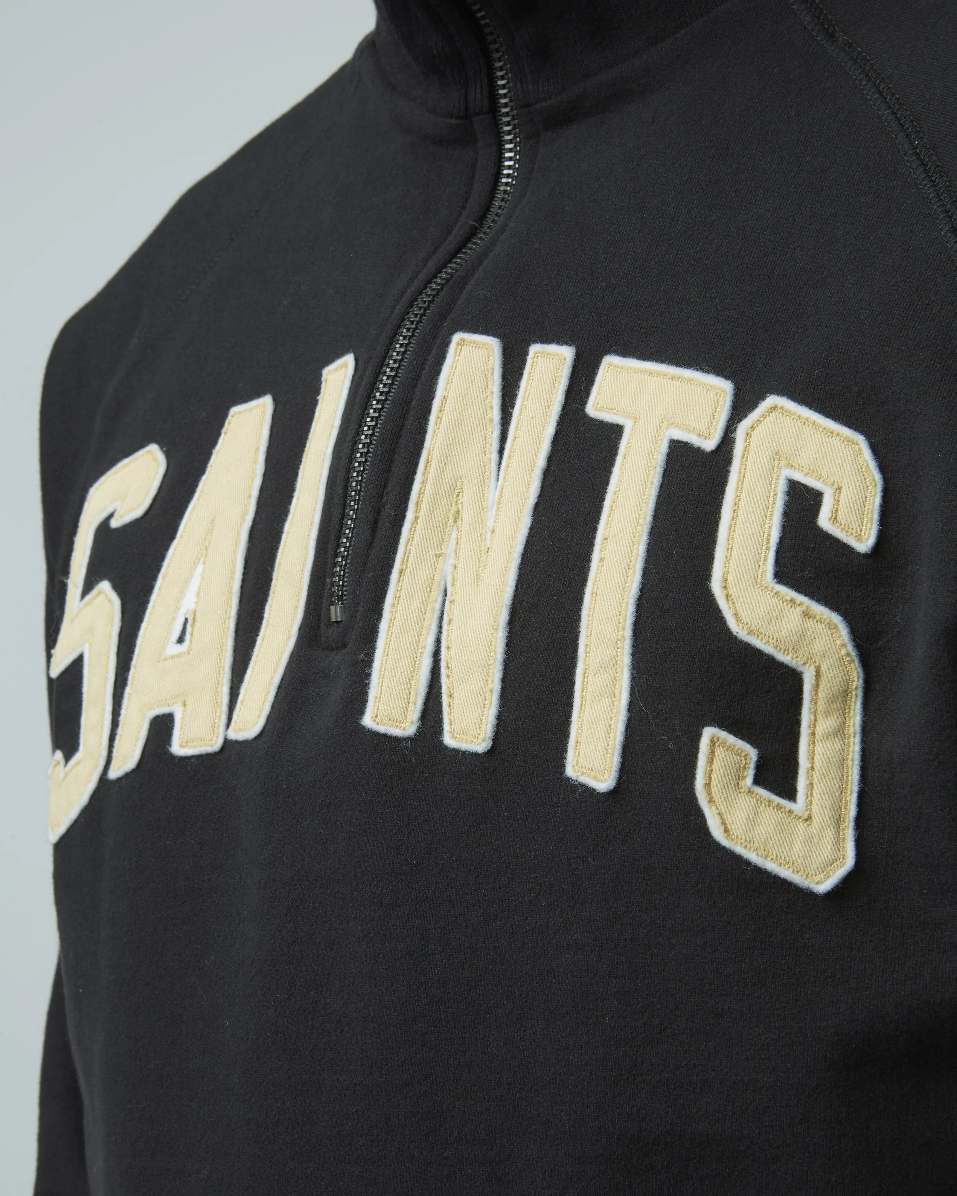 NEW ORLEANS SAINTS BANKS '47 HARRIS SCRIMMAGE 1/4 ZIP