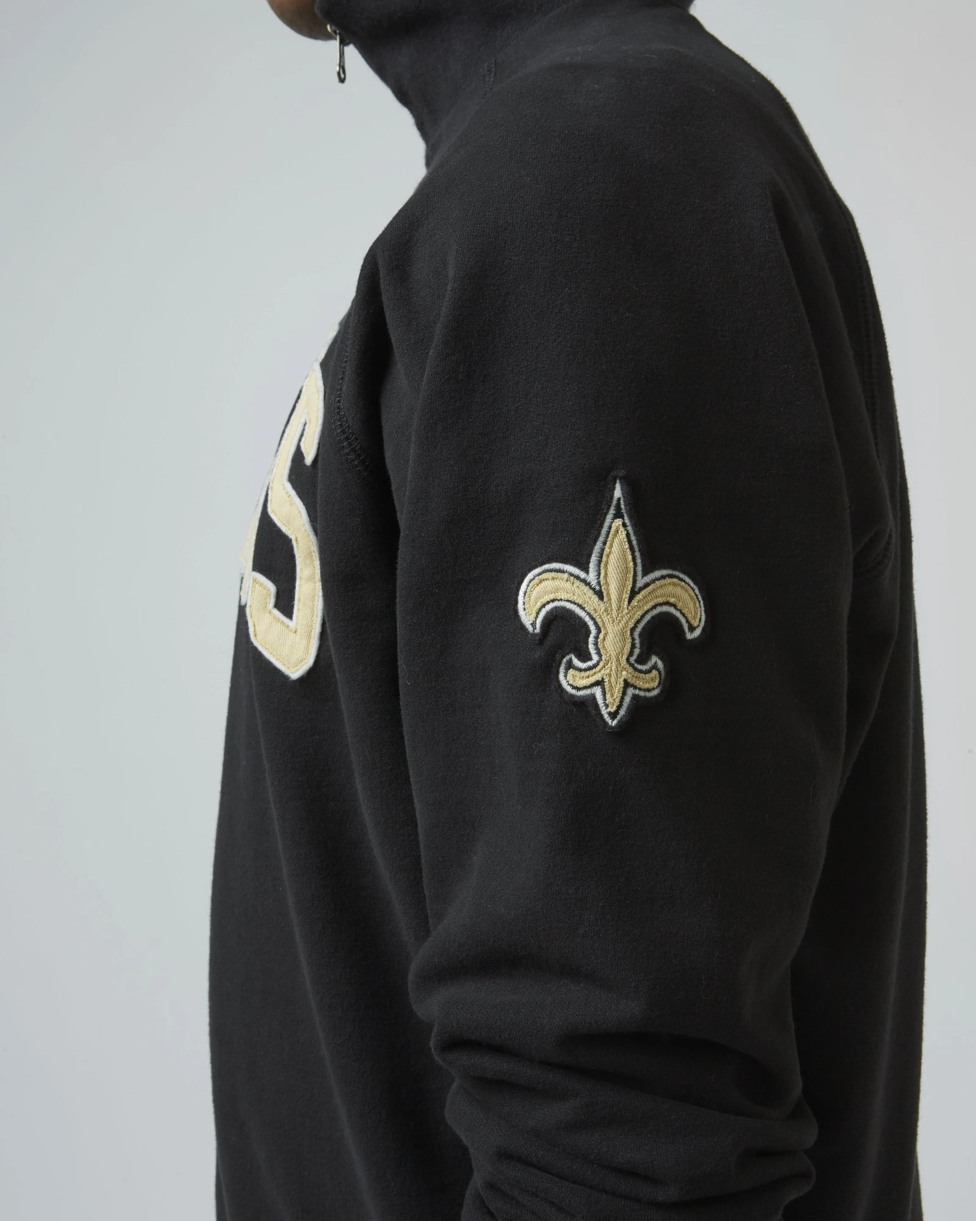 NEW ORLEANS SAINTS BANKS '47 HARRIS SCRIMMAGE 1/4 ZIP