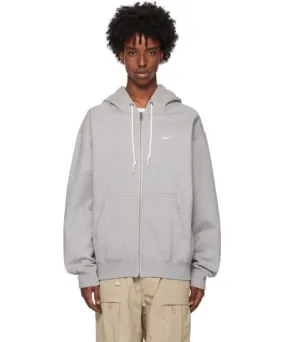 Nike Gray Solo Swoosh Hoodie