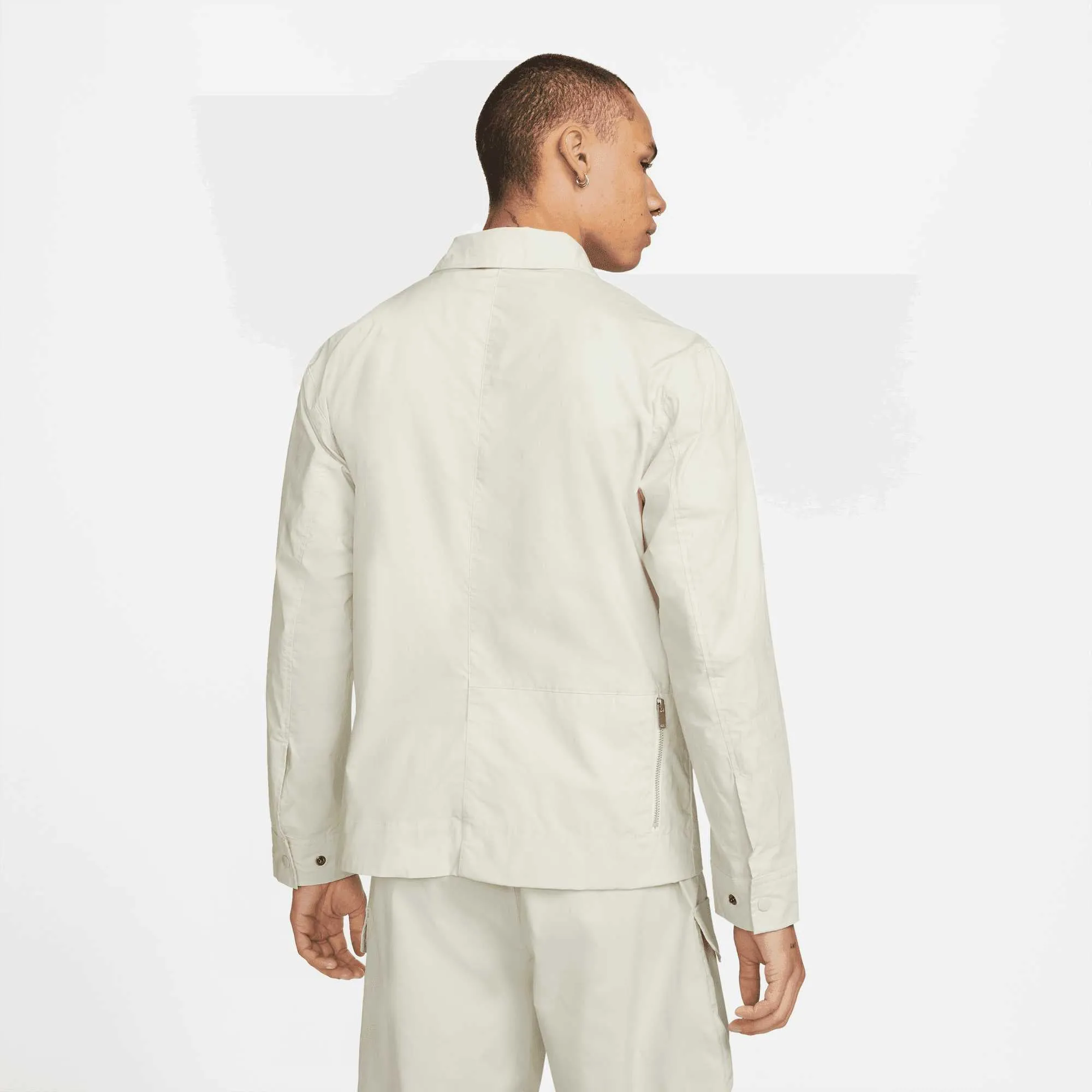 Nike Sportswear Style Essentials Snap Jacket Cream