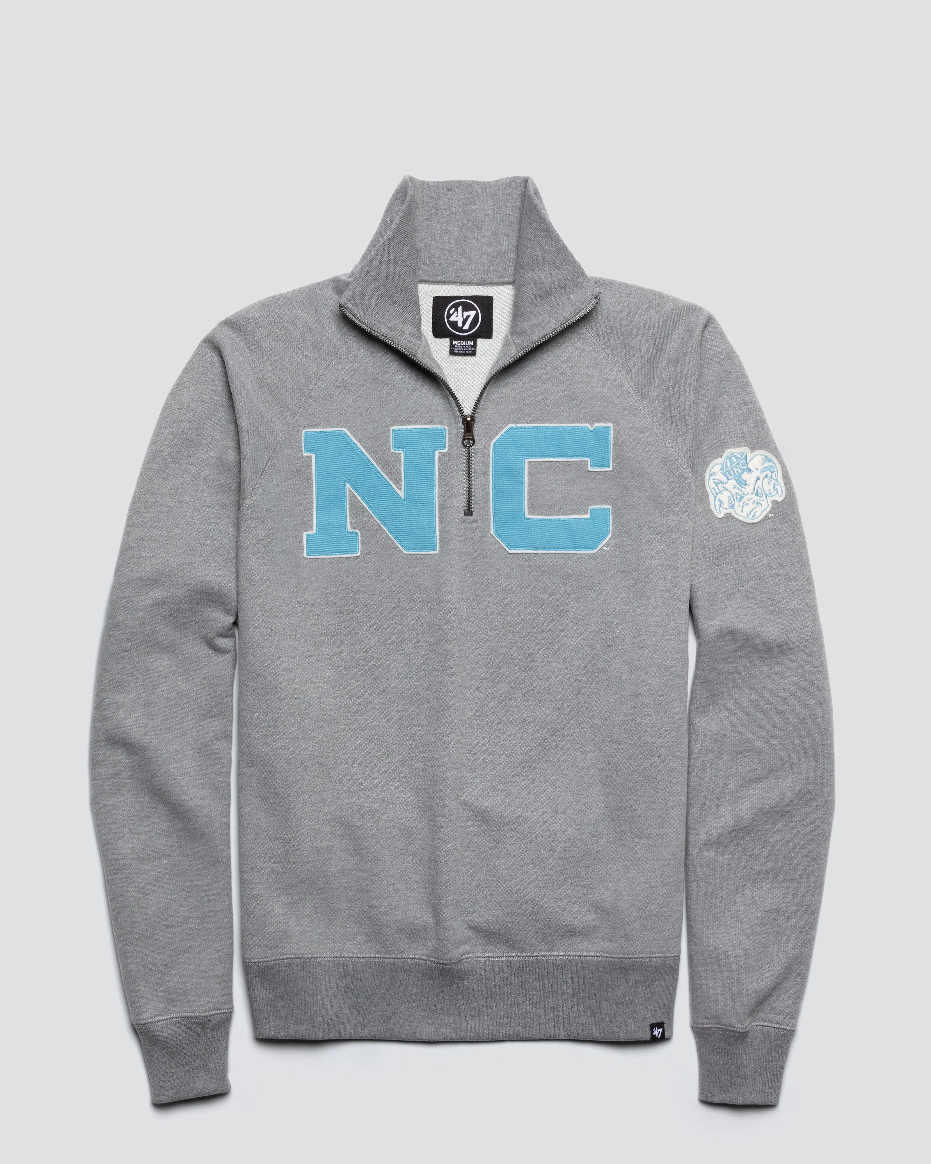 NORTH CAROLINA TAR HEELS UNC VINTAGE BANKS '47 HARRIS SCRIMMAGE 1/4 ZIP