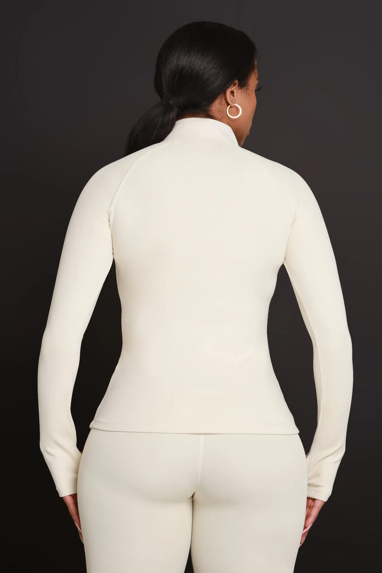 Or What NUW Ribbed Pullover Top - Ivory