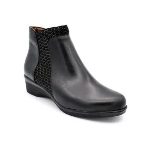 PITILLOS Wedge Boot black