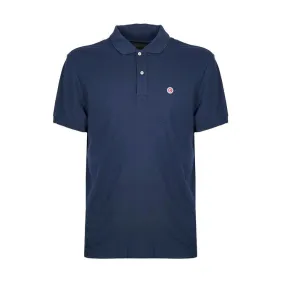 POLO SHIRT 2 BUTTONS WITH MINI LOGO Man Navy