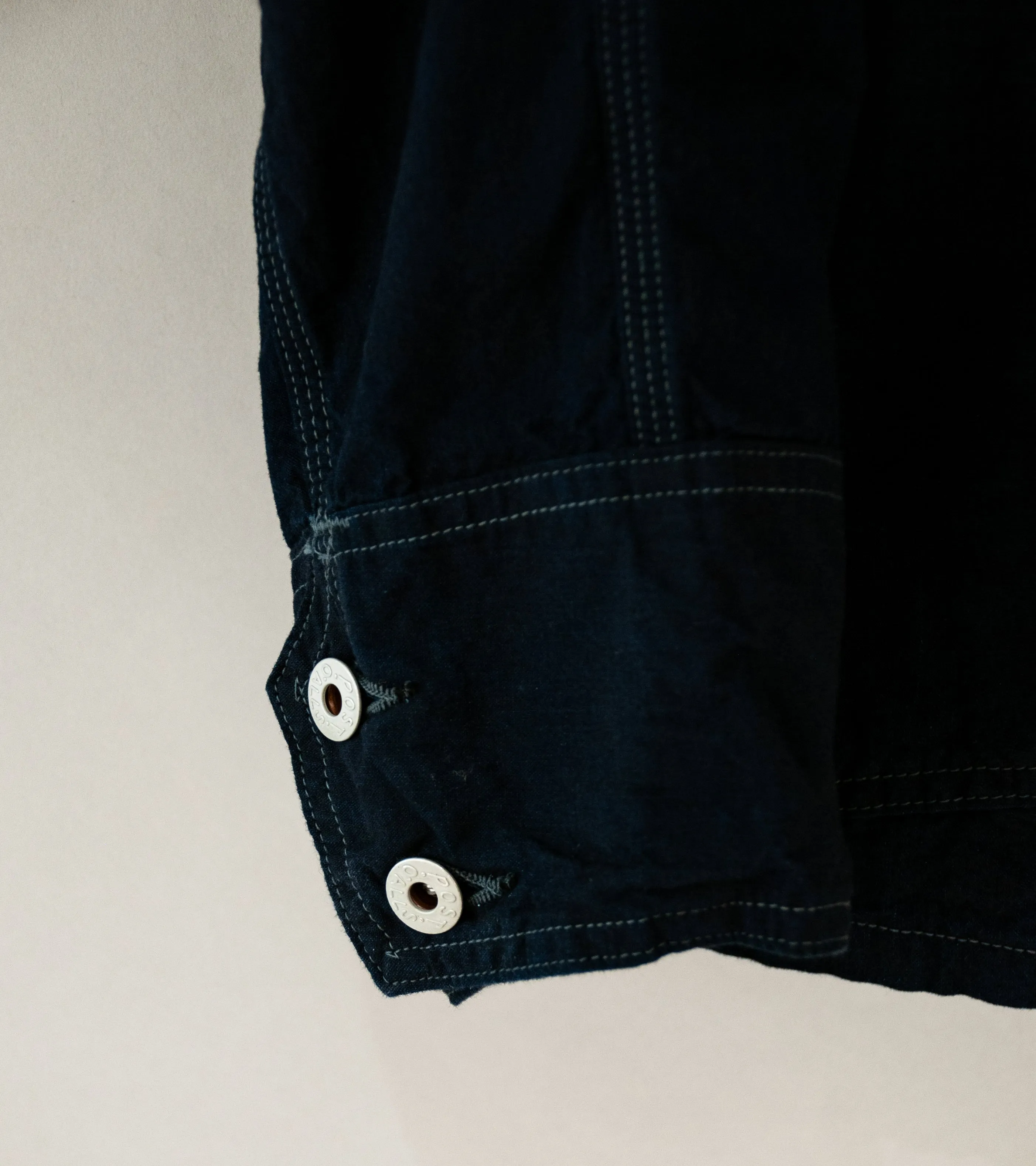 Post Overalls 'Engineer's Jacket' (Indigo Vintage Sheeting)