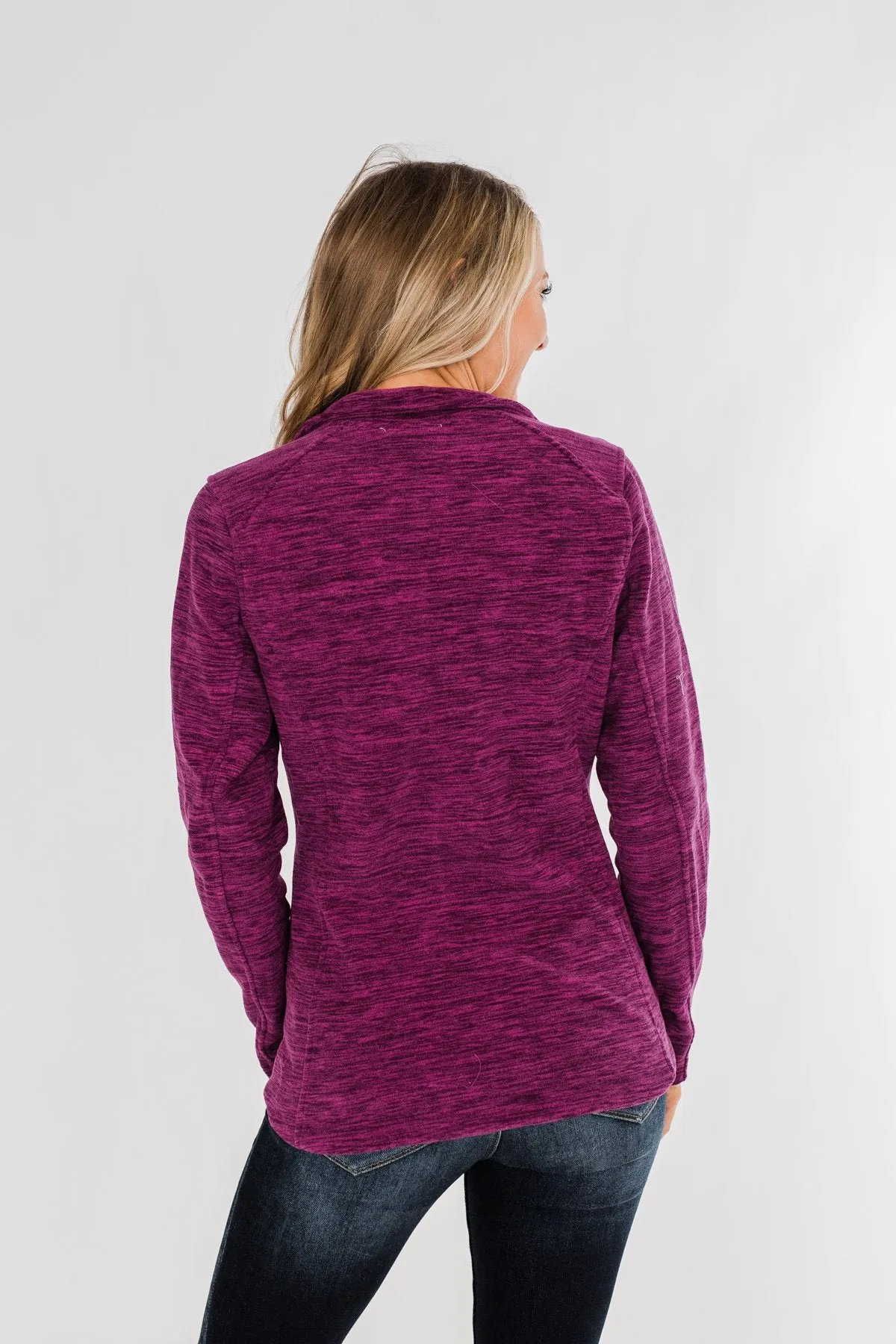 Pulse Exclusive Zip Up Athleisure Jacket- Magenta