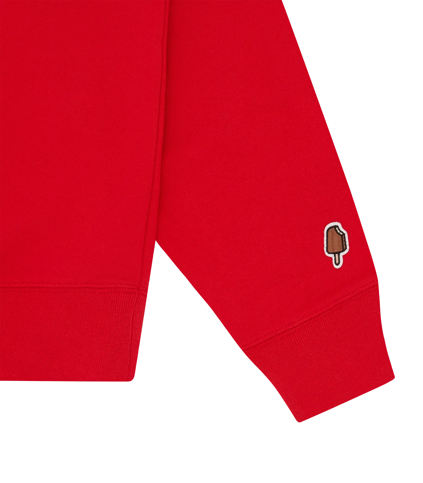 RACING ZIP CREWNECK - RED