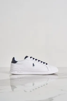 RALPH LAUREN Sneakers uomo bianche e blu