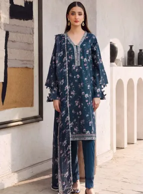 Rang By Motifz Digital Printed Lawn 3 Piece Unstitched Suit MT24D 4605 AFRA