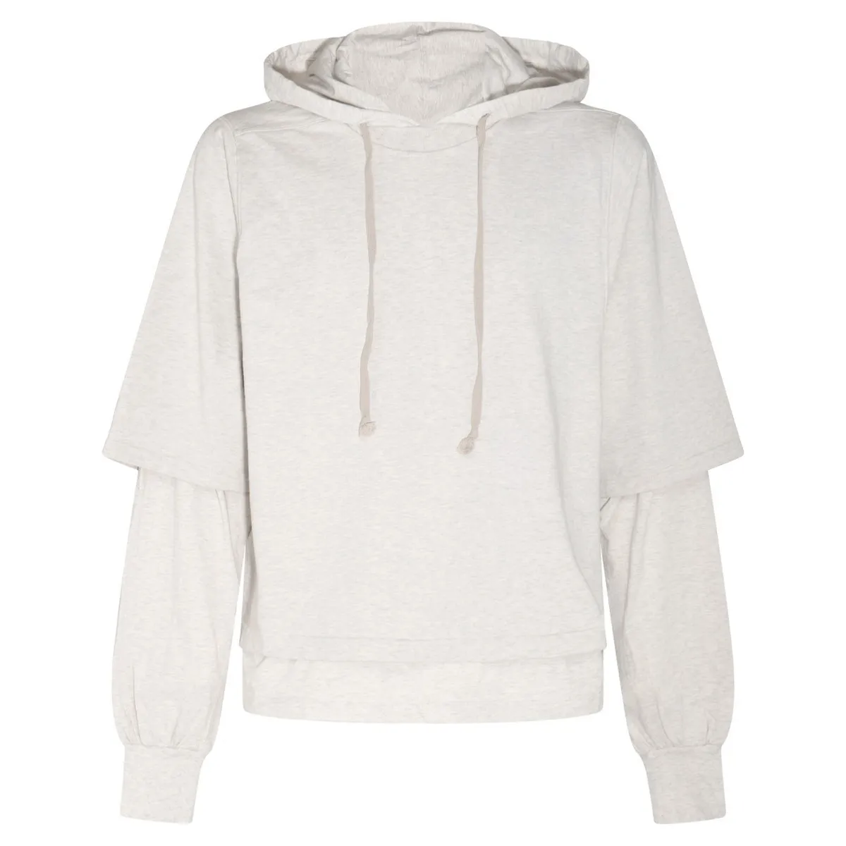 RICK OWENS  |Long Sleeves Plain Cotton Designers Hoodies