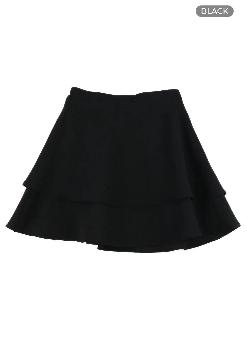 Ruffle Layered Mini Skirt OA405