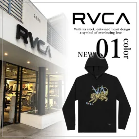 RVCA  |Long Sleeves Plain Logo Hoodies