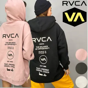 RVCA  |Unisex Long Sleeves Plain Logo Hoodies & Sweatshirts