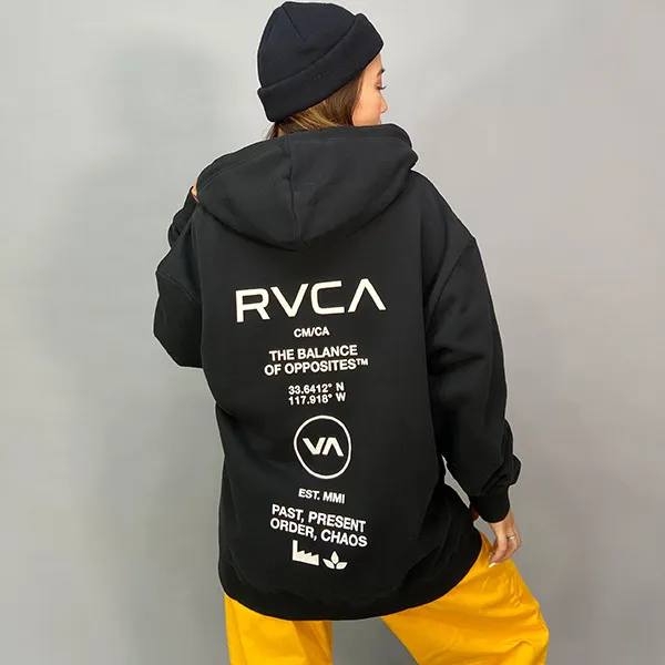 RVCA  |Unisex Long Sleeves Plain Logo Hoodies & Sweatshirts