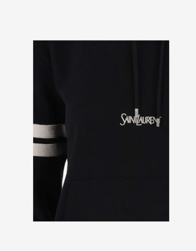 Saint Laurent  |Cotton Logo Hoodies & Sweatshirts