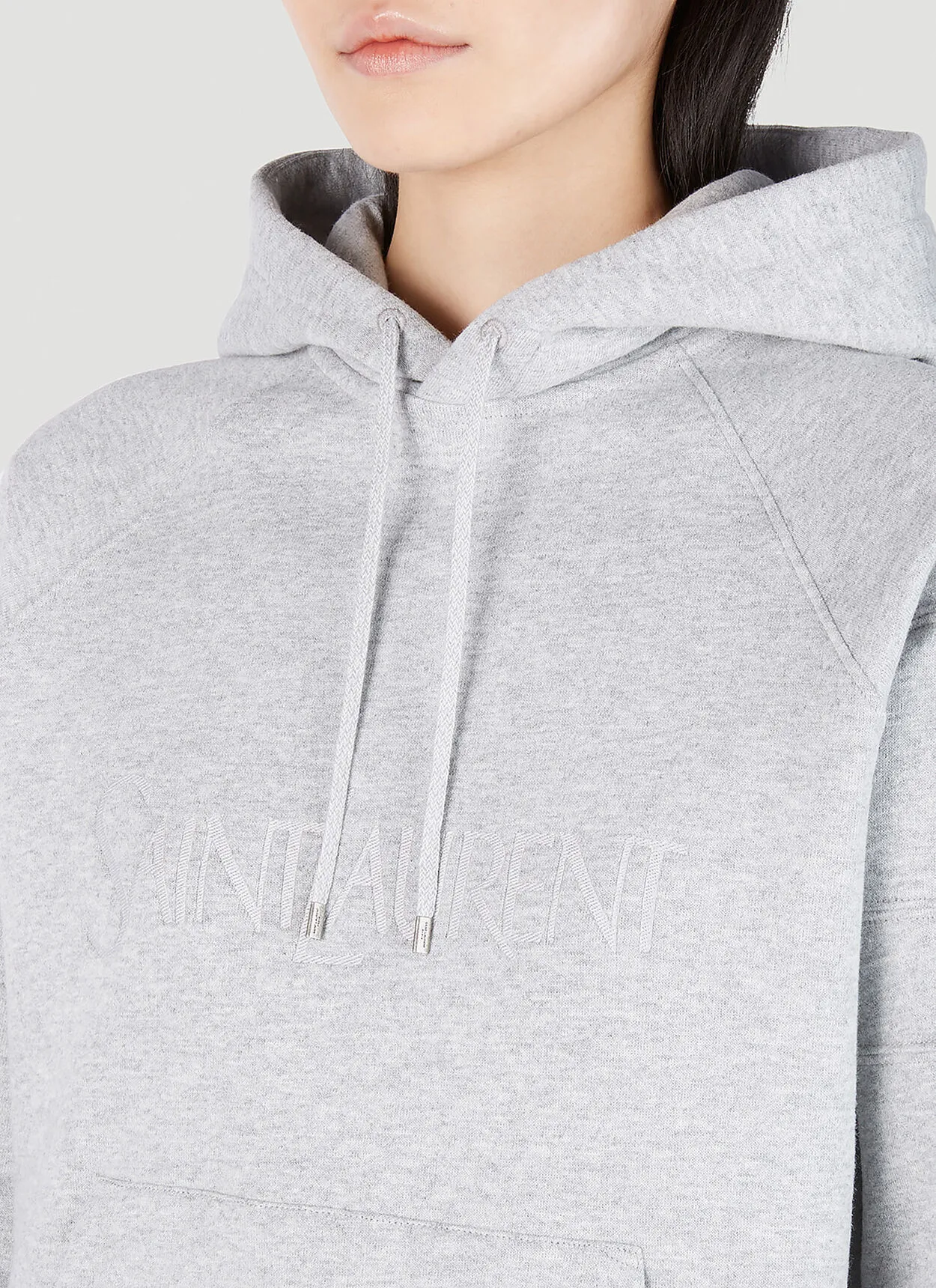 Saint Laurent  |Plain Logo Hoodies & Sweatshirts