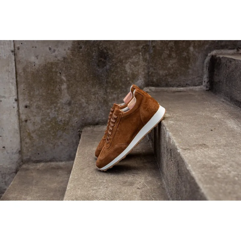 Skolyx Premium runners medium brown suede