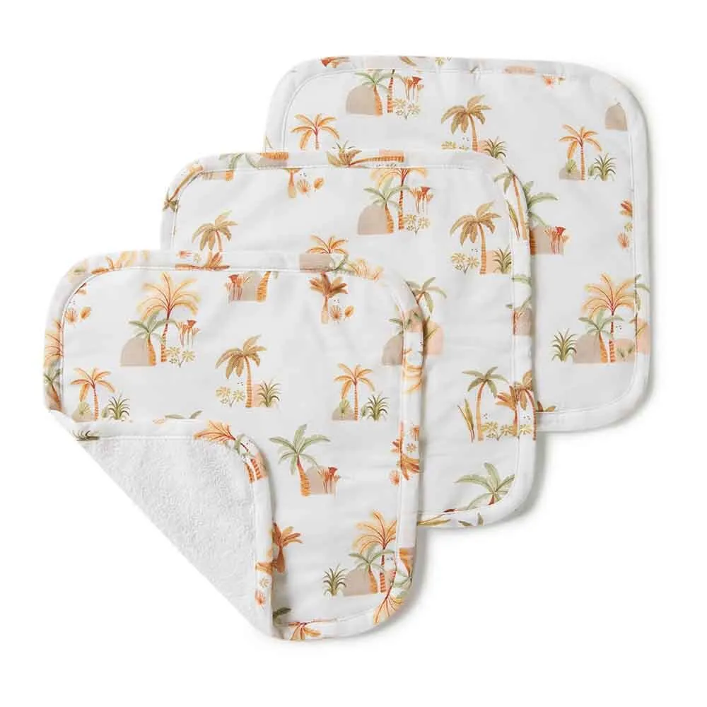 Snuggle Hunny Organic Hooded Baby Towel - Palm Spring