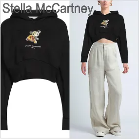 Stella McCartney  |Long Sleeves Cotton Logo Hoodies & Sweatshirts